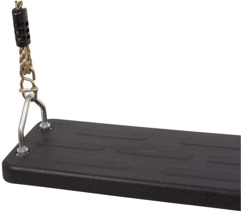 Laad afbeelding in Galerijviewer, Trapezeschommel 2-in-1 met gymnastiekringen en verstelbare touwen tot 100 kg – houten schommel
