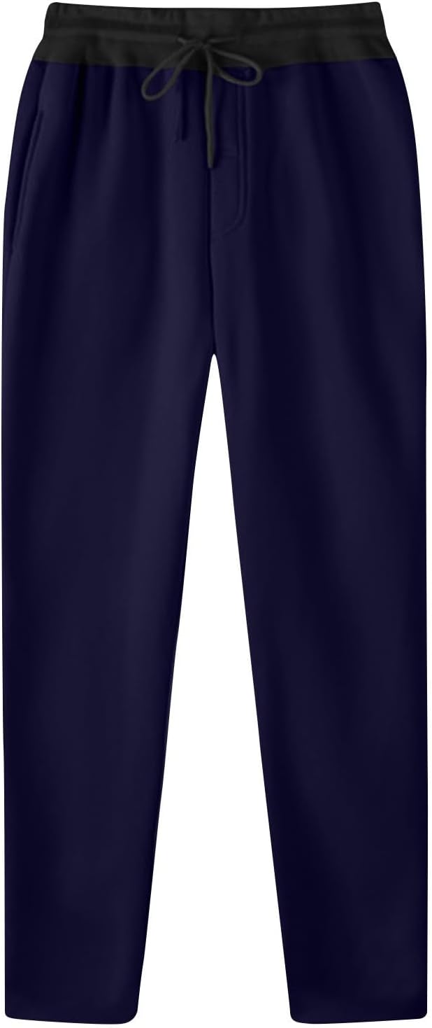 Load image into Gallery viewer, Heren joggingbroek van polyester met elastische tailleband en zakken – sportbroek – trainingsbroek
