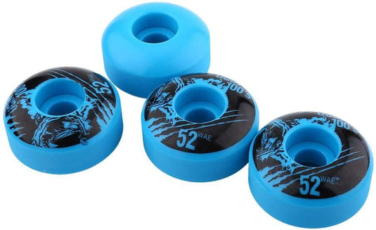 Skateboardwielen set van 4 PU 52 mm