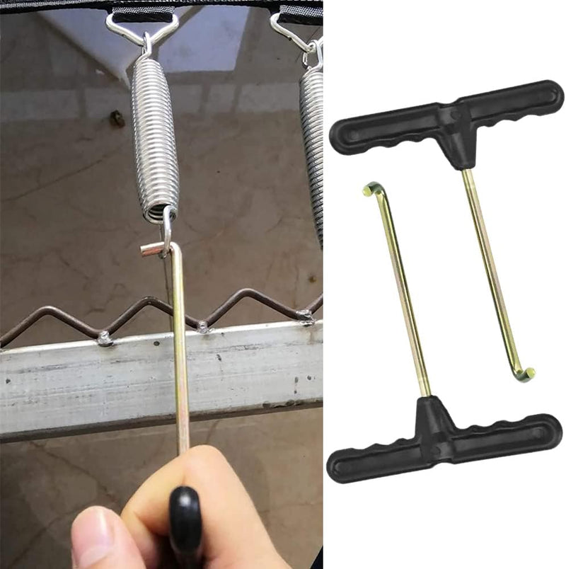 Laden Sie das Bild in Galerie -Viewer, Trampoline T-haken 2 stuks voor montage en verwijderen van veren – veertrekker – trampoline gereedschap
