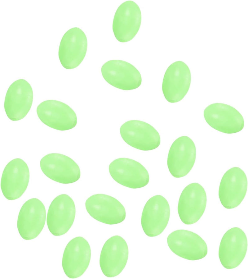 Laad afbeelding in Galerijviewer, Lichtgevende viskralen 100 stuks 8 x 6 mm met opbergdoos – glow beads – visaccessoires
