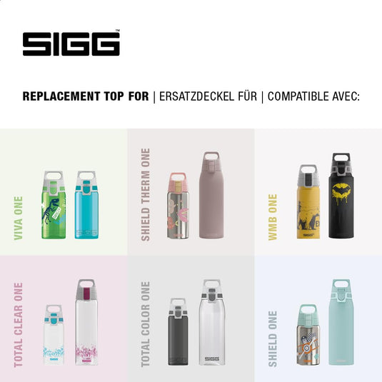 Vervangende drinkfles dop met lekvrije sluiting en siliconen afdichting – flesdop – drinkfles accessoire