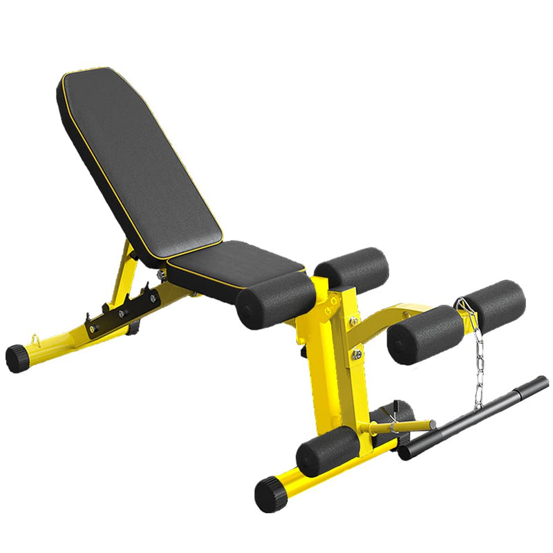 Load image into Gallery viewer, Utility Weight Bench with Leg Extension - Multi-Position Adjustable Bench for Strength Training, Dumbbell Exercise and Ab Workouts

