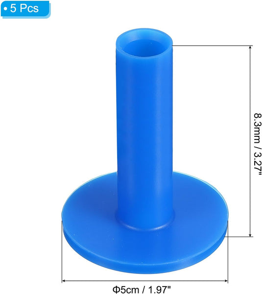 Rubber golf tees 6x5 cm (5 stuks) - Oefen tees voor hitting mats - Golf balhouder driving range