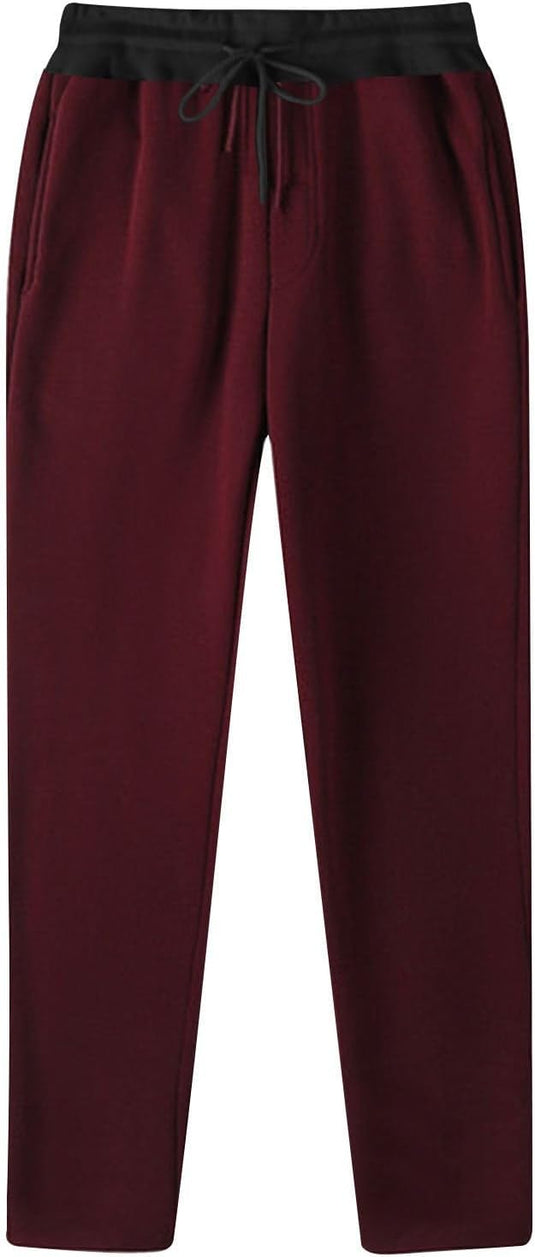 Heren joggingbroek van polyester met elastische tailleband en zakken – sportbroek – trainingsbroek