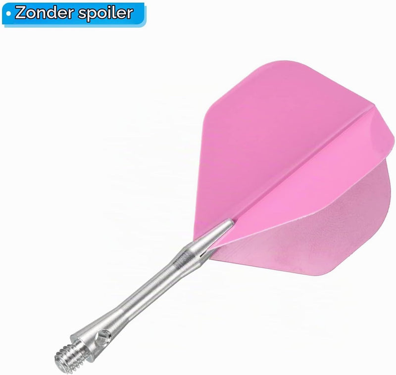 Laad afbeelding in Galerijviewer, Dartschachten 9 stuks 35 mm van aluminium zilver – 2BA dart shafts – dart accessoires

