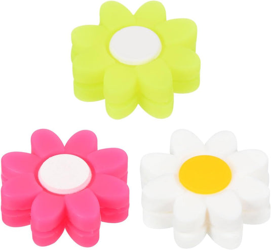 Siliconen tennisracketdempers (3 stuks) - Zachte trillingsdempers tennis - Tennis accessoires & cadeau