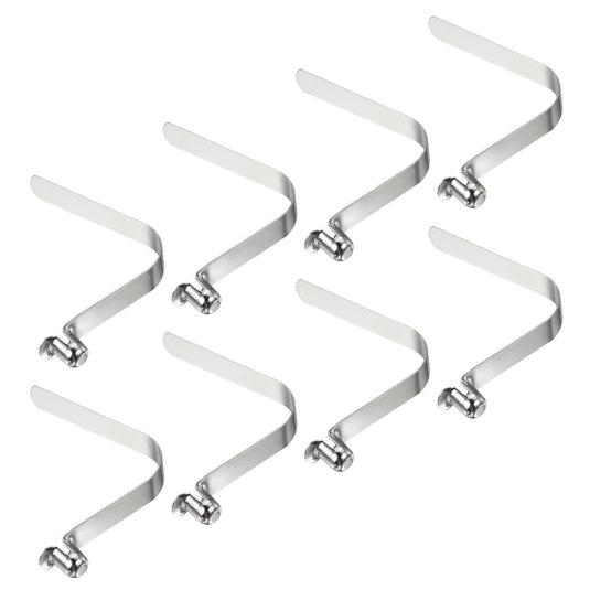 Veerklemmen voor telescopische buizen 8x5,5 mm (8 stuks) - Kajak peddel borgpennen - Tentpaal borgclips staal