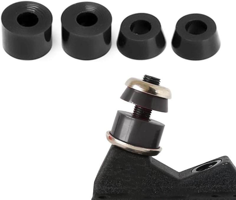 Laad afbeelding in Galerijviewer, Skateboard bushings set - 4 stuks stuurrubbers standaard cilinder voor truck, longboard-accessoires reserveonderdelen cups, beste skateboardbushings om te vervangen, perfect

