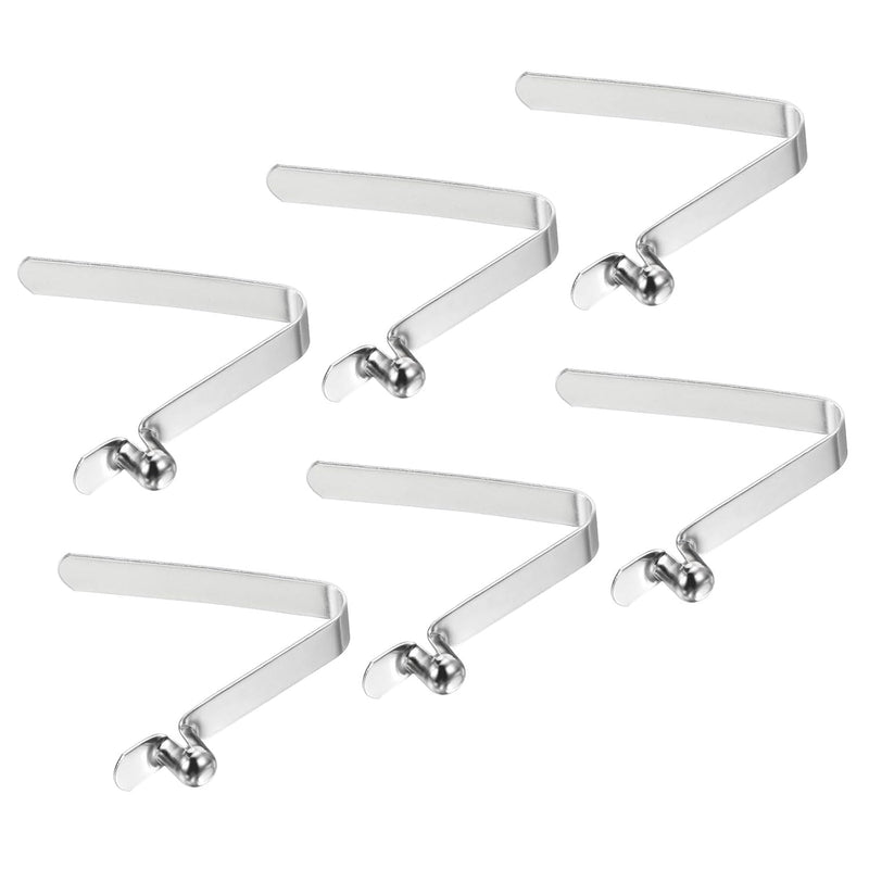 Chargez l'image dans la visionneuse de la galerie, Drukknop veerclips 6 stuks 10,5 x 7,5 mm van staal – buisclips – kajak camping accessoires
