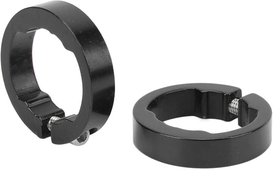 Aluminiowe pierścienie zaciskowe do chwytów rowerowych, 2 sztuki, do kierownic rowerowych 22,2 mm – blokada chwytów – zaciski kierownicy