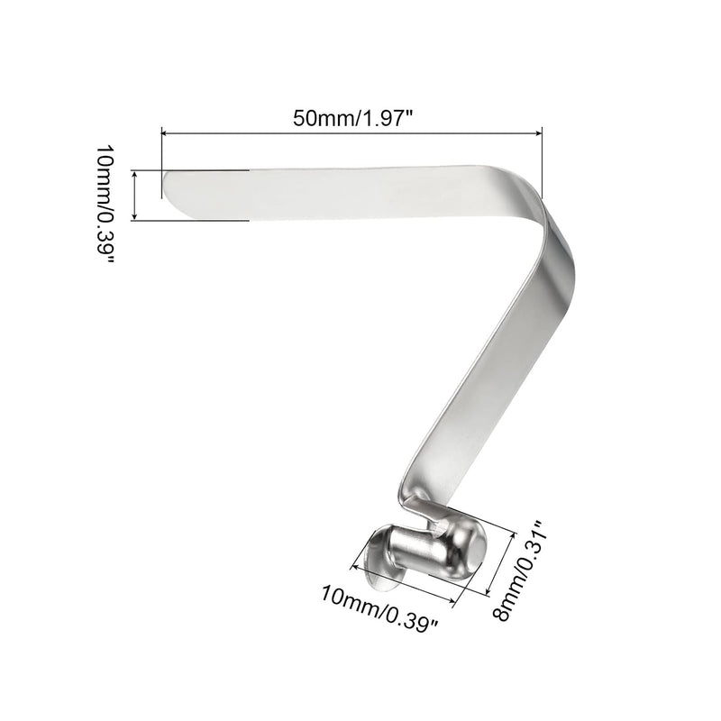 Chargez l'image dans la visionneuse de la galerie, Veerklemmen voor telescopische buizen 8x5,5 mm (8 stuks) - Kajak peddel borgpennen - Tentpaal borgclips staal
