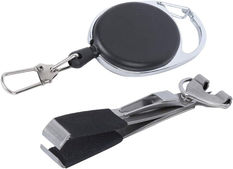 Laad afbeelding in Galerijviewer, Multifunctioneel visgereedschap met lijnknipper en knopenmaker inclusief intrekbare sleutelhanger – knooptool – vliegvisaccessoires

