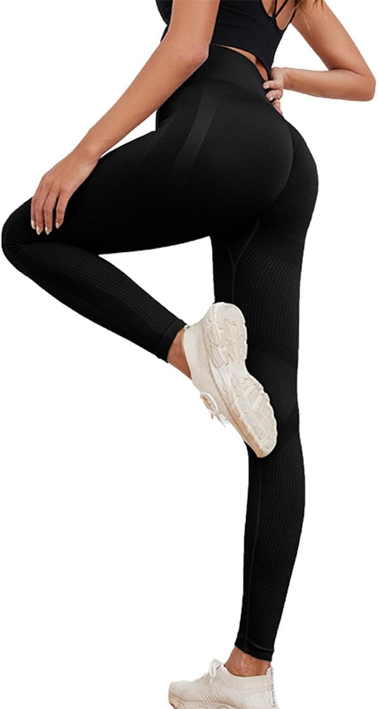 Dames sportshort met hoge taille naadloos en aansluitend – fitness short – yoga broek