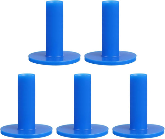 Rubber golf tees 6x5 cm (5 stuks) - Oefen tees voor hitting mats - Golf balhouder driving range