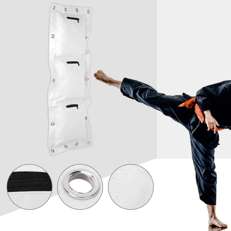 Laad afbeelding in Galerijviewer, Lege zandzak Wandgemonteerde canvas bokszak met rits voor vechtsport Muay Thai Kung Fu Makiwara
