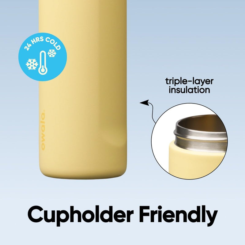 Load image into Gallery viewer, Owala FreeSip Isolierte Edelstahl-Trinkflasche, 710ml, Iced Breeze
