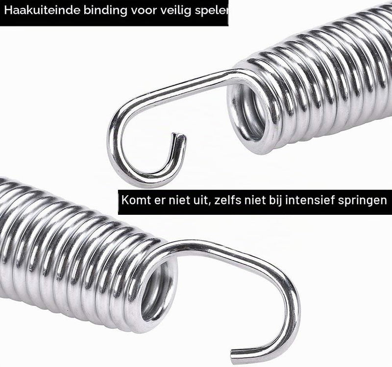 Laden Sie das Bild in Galerie -Viewer, Trampolineveren 10 stuks 12,7-18 cm met veertrekker – vervangingsveren – trampoline accessoires
