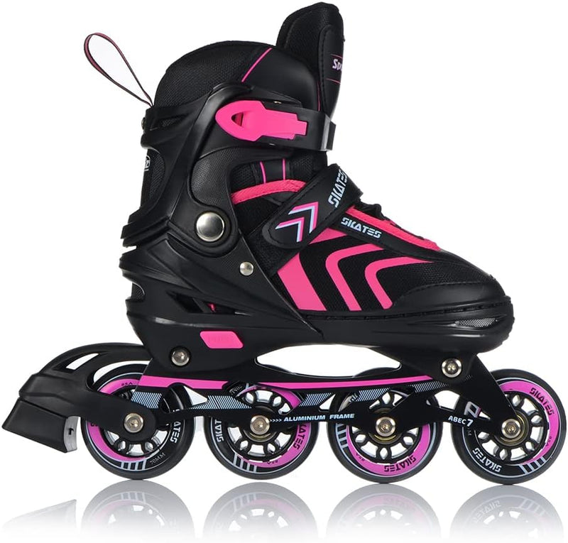 Load image into Gallery viewer, Inlineskates, 4-in-1 rolschaatsen, inline skates, schaatsen, verstelbaar, voor kinderen en volwassenen, ABEC7 lagers, maten 29-43
