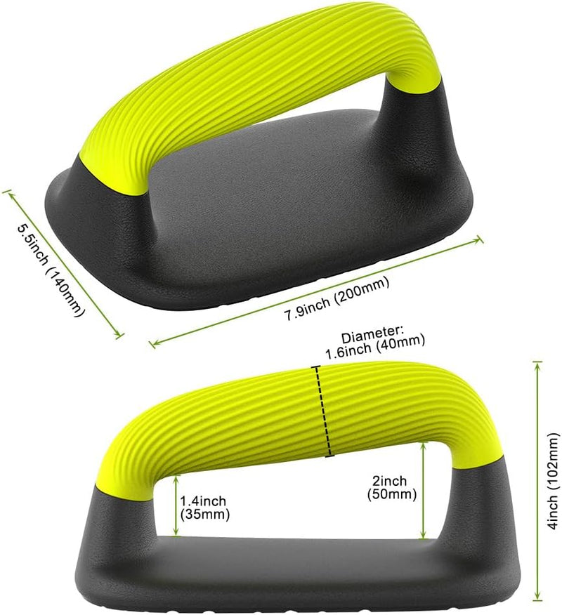 Chargez l'image dans la visionneuse de la galerie, Push-up bars met ergonomische zachte handgrepen en antislip basis – opdruksteunen – krachttraining
