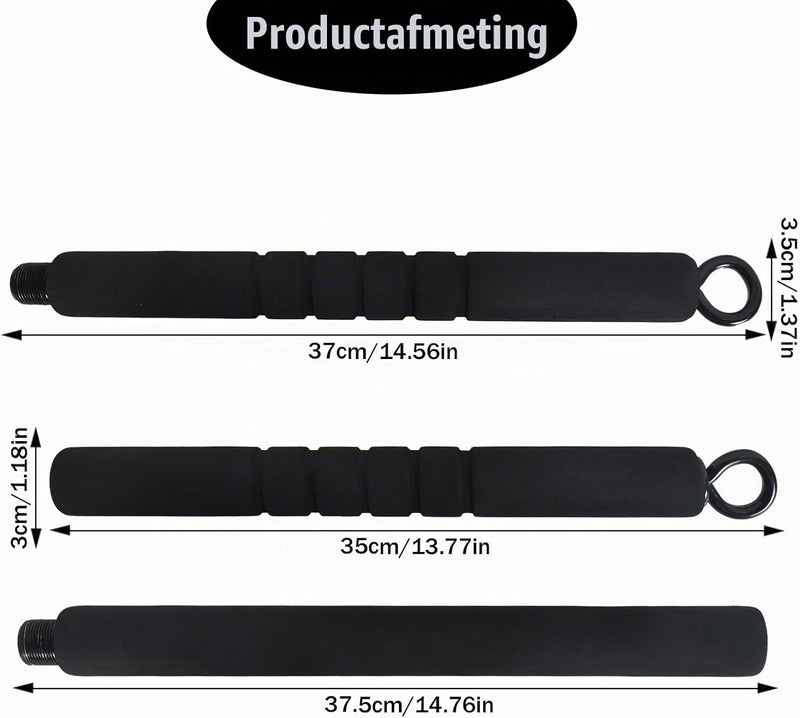 Laad afbeelding in Galerijviewer, Afneembare fitnessstang 74-105 cm voor weerstandsbanden tot 200 kg – pilates bar – trainingsstang
