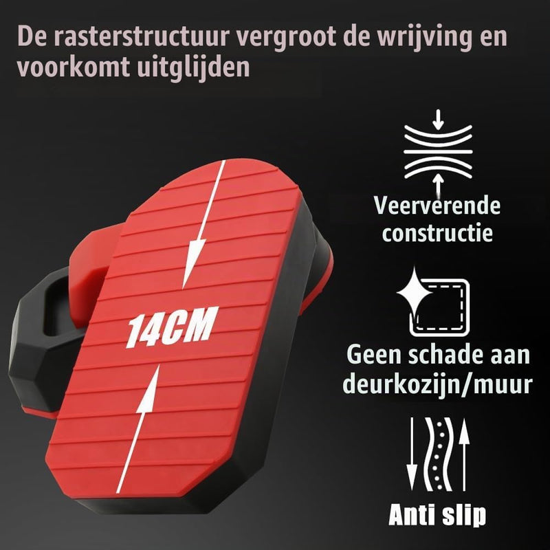 Laden Sie das Bild in Galerie -Viewer, Verstelbare optrekstang voor deurkozijn zonder boren tot 250 kg – pull-up bar – krachttraining
