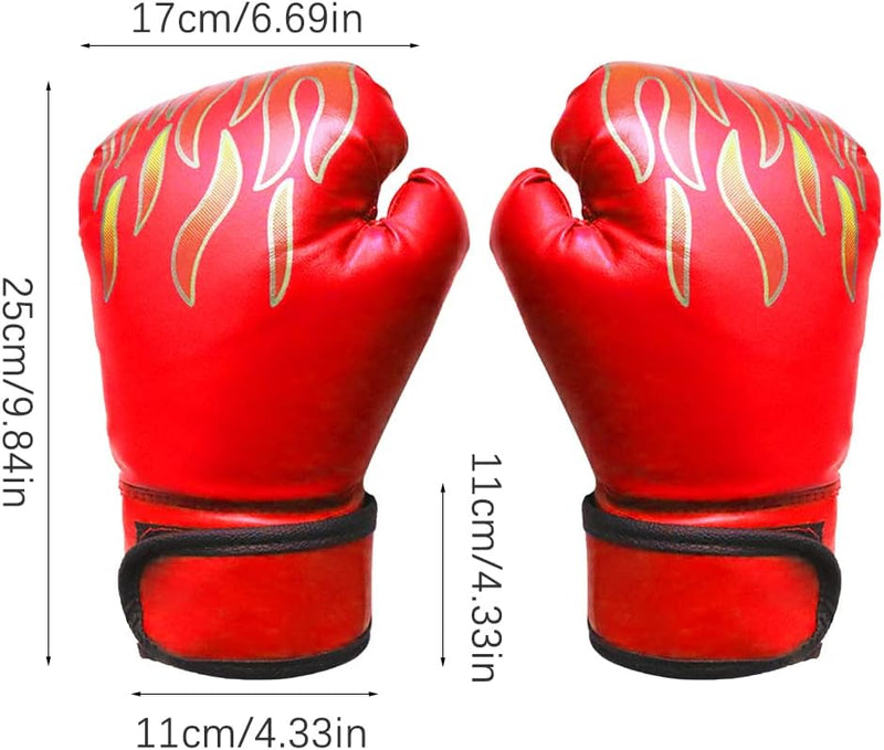 Chargez l'image dans la visionneuse de la galerie, Gants de boxe pour enfants 6 oz rouges
