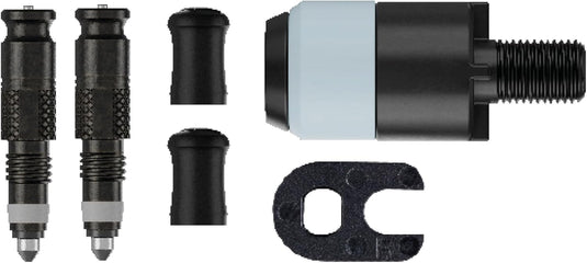 Fietsventiel ombouwset voor SV ventielen met pompkop adapter – ventieladapter – fietsaccessoires