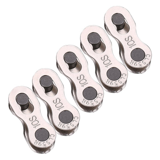 Fiets-kettingslot, 5 paar kettingslot fietsketting fietsketting fietsketting, voor 6 7 8 9 10 snelkoppeling (geen standaard 10 snelheid)