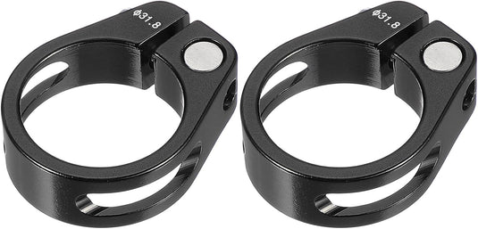 Fiets zadelpenklem 34,9 mm (2 stuks) - Aluminium zitbuis klem - Zadelpen klem mountainbike & racefiets