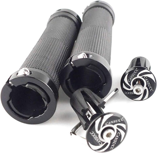 Fietshandvatten set 22 mm zwart antislip