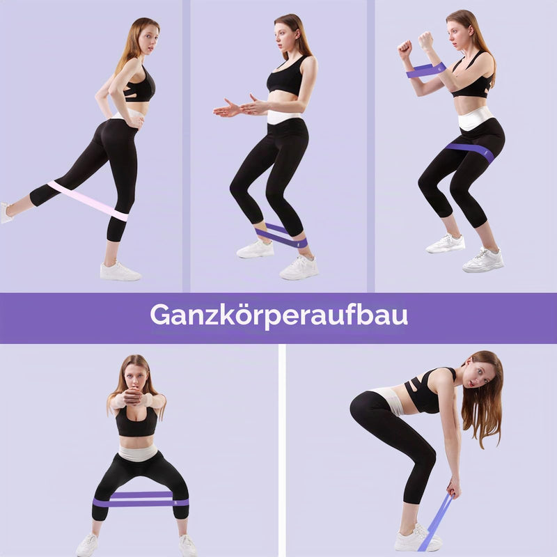 Load image into Gallery viewer, Fitness elastieken 5-delige set met verschillende weerstandsniveaus – weerstandsbanden – resistance bands
