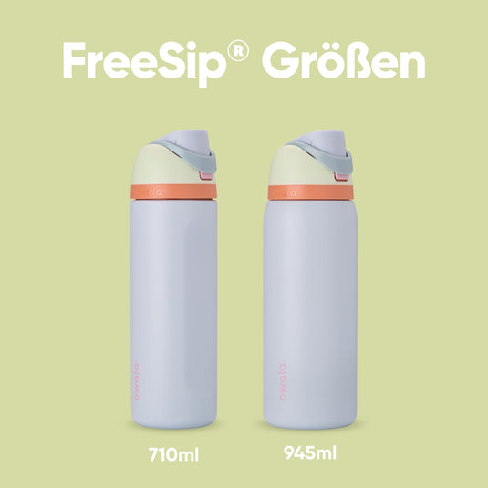 Owala FreeSip Isolierte Edelstahl-Trinkflasche, 710ml, Iced Breeze
