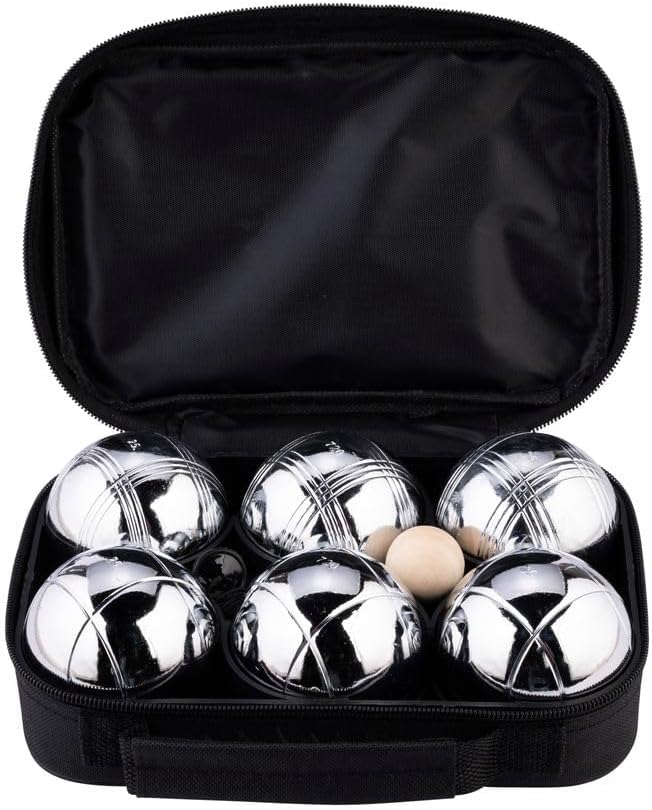Load image into Gallery viewer, Jeu de boules 6 metalen ballen in zakje
