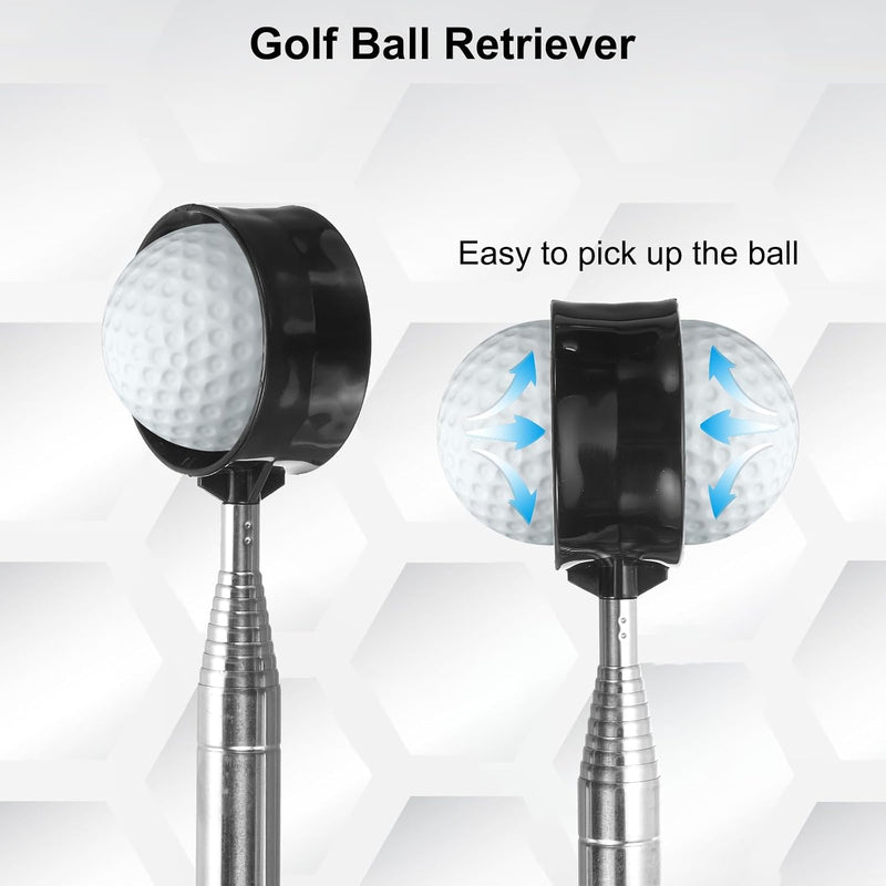 Laad afbeelding in Galerijviewer, Telescopische golfbal retriever 43-274 cm van roestvrij staal – golfbalvanger – golf accessoires
