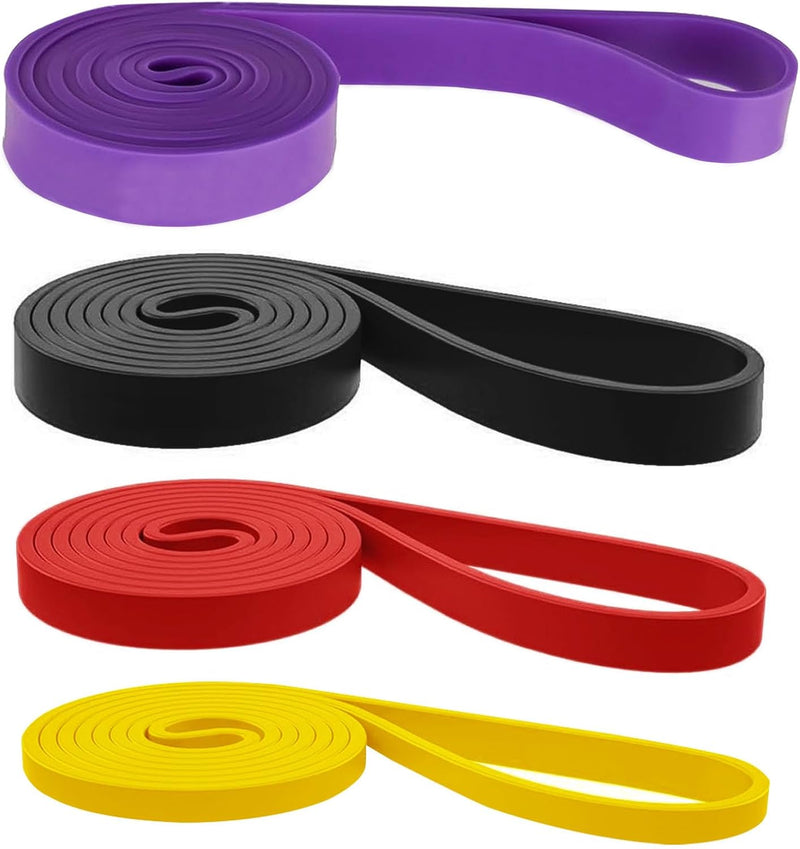Laad afbeelding in Galerijviewer, Weerstandsbanden set van 4 voor fitness en krachttraining

