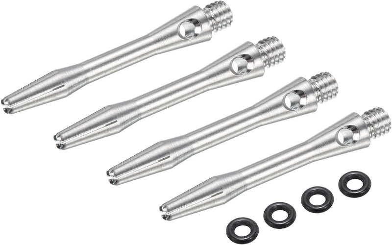 Laad afbeelding in Galerijviewer, Dartschachten 4 stuks 45 mm van aluminium geel met 2BA schroefdraad – dart shafts – dart accessoires
