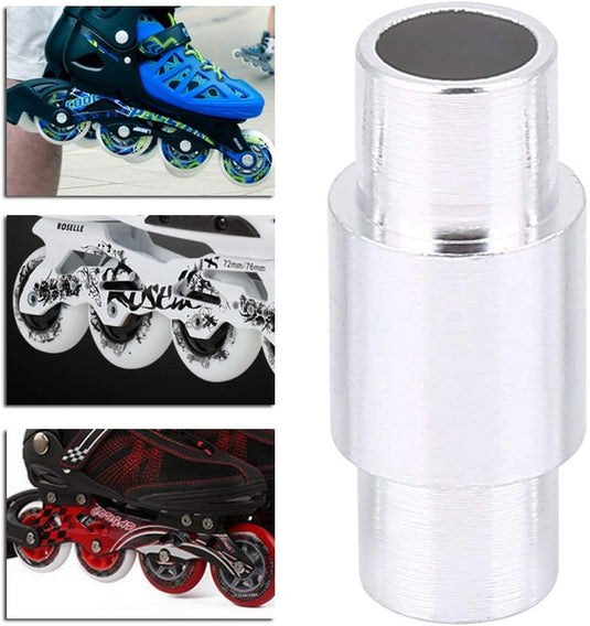 Dilwe 10 stuks wiellagers, afstandsschijven, spacer inline skates aluminium inline speed spacer voor standaard skate wielen 8 mm 6 mm assen