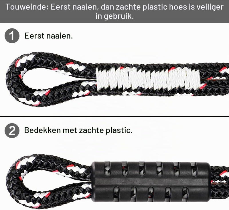 Załaduj obraz w przeglądarce galerii, Drewniane drążki do zwisania, 2 sztuki, 35 cm, z linami do zawieszania i karabińczykami – tor ninja – akcesoria do wspinaczki
