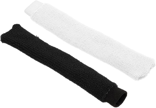 Badminton handdoek grips 2 stuks antislip en zweetabsorberend grijs-rood – racket overgrips – badminton accessoires