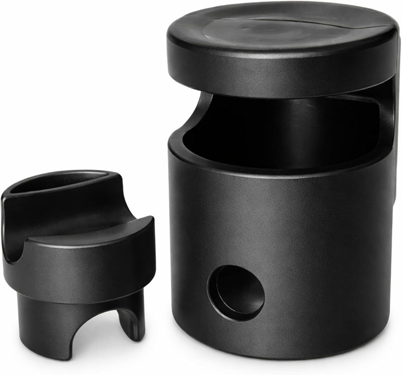 Laden Sie das Bild in Galerie -Viewer, Trampoline paaldoppen 8 stuks voor palen tot 25 mm zwart – eindkappen – trampoline accessoires
