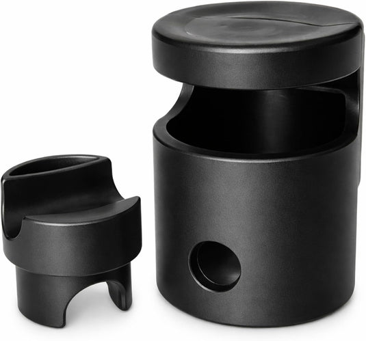Trampoline paaldoppen 8 stuks voor palen tot 25 mm zwart – eindkappen – trampoline accessoires