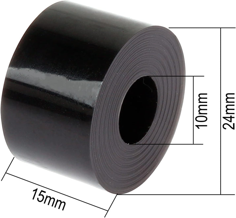 Carica immagine in Galleria Viewer, Skateboard bushings 90A 4 stuks met washers zwart – stuurrubbers – longboard skateboard accessoires
