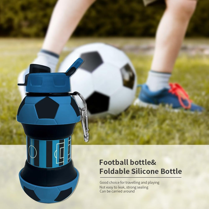 Laden Sie das Bild in Galerie -Viewer, Voetbal drinkfles met rietje 550 ml
