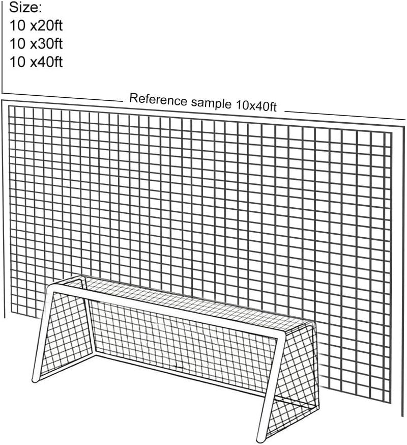 Laden Sie das Bild in Galerie -Viewer, Voetbal backstop net 4,6 x 6,1 m
