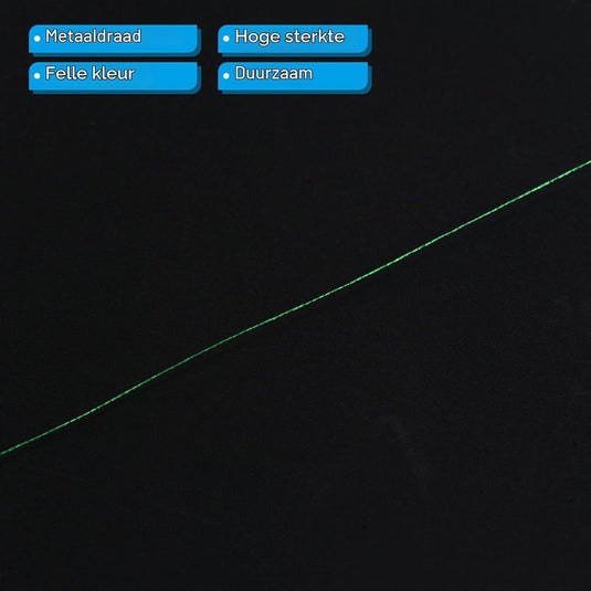 Hengel wikkeldraad 70 meter 0,1 mm van metaal voor geleideogen – hengelbouw – wikkelgaren