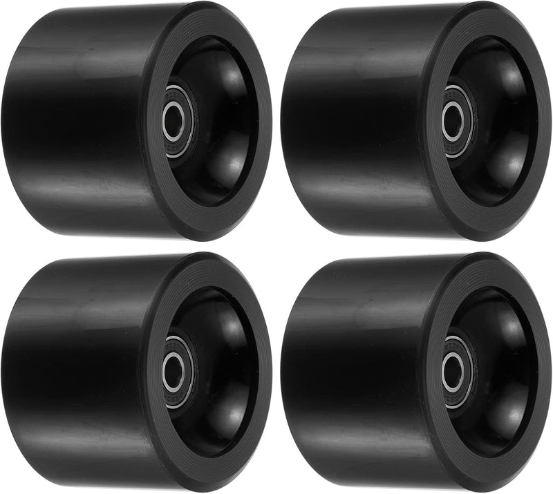 Carica immagine in Galleria Viewer, Longboard wielen 70 x 51 mm 78A met ABEC-9 lagers 4 stuks zwart – cruiser skateboard wielen
