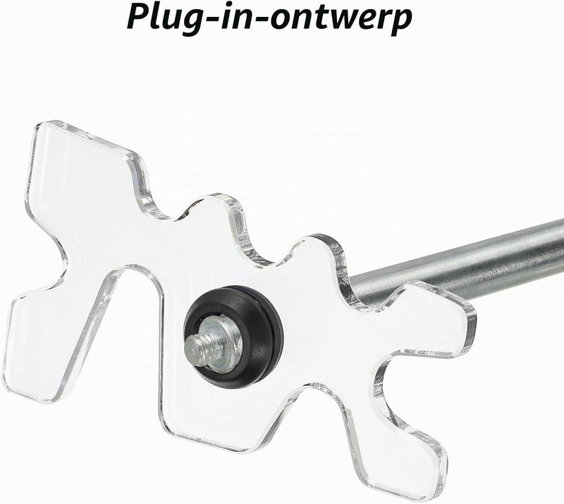 Laad afbeelding in Galerijviewer, Biljart brugkop 115 x 60 mm van acryl transparant – keu brug – biljart accessoires
