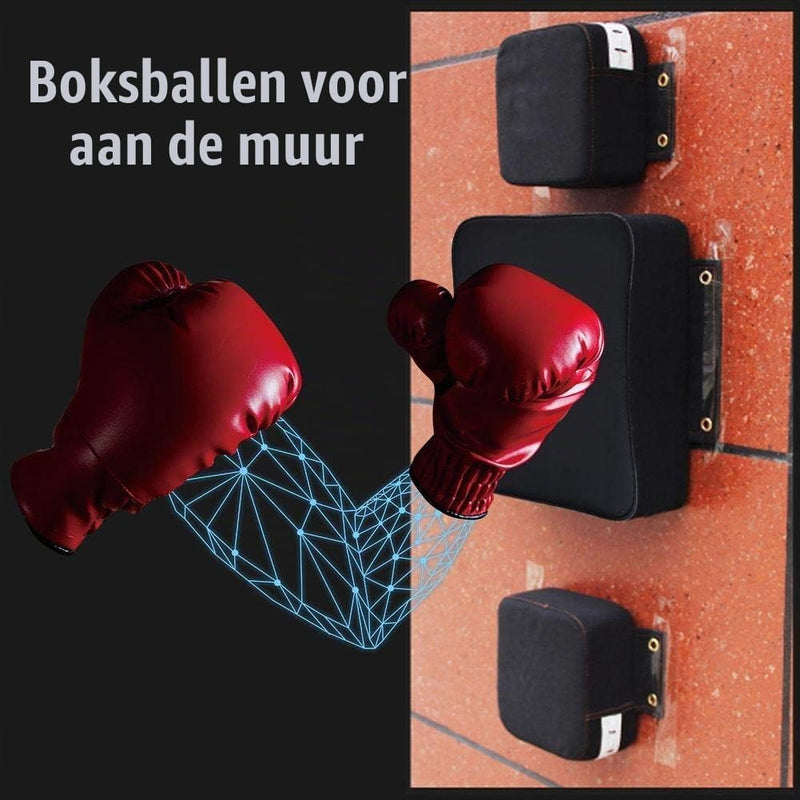 Carica immagine in Galleria Viewer, Boks stootkussen voor wandmontage van PU leer met schuimvulling – bokstraining – stoottechniek
