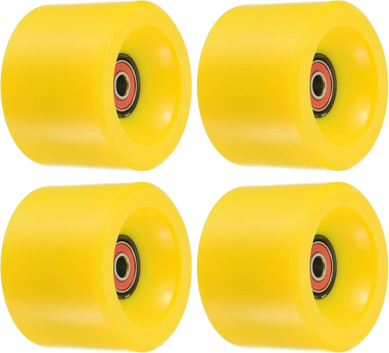 Laad afbeelding in Galerijviewer, Longboard wielen 70 x 51 mm 78A met ABEC-9 lagers 4 stuks blauw – cruiser skateboard wielen
